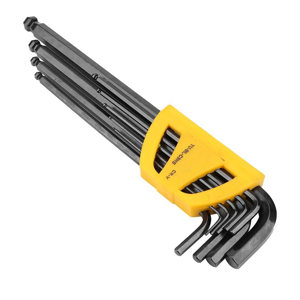 Mgaxyff Wrench, Repairing Wrench,9PCS Extended Ball Head Hex Socket
