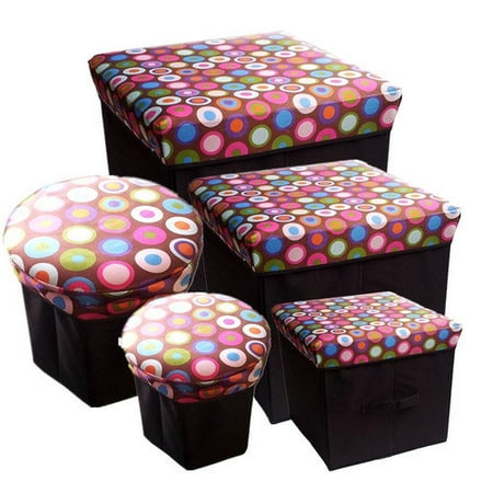 JaBox Collapsible Storage Box (Set of 5)