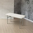 thumbnail image 6 of Hampden Furnishings Baldwin Collection 24" x 48" Folding Table, Plastic/Steel, Grey, 6 of 6