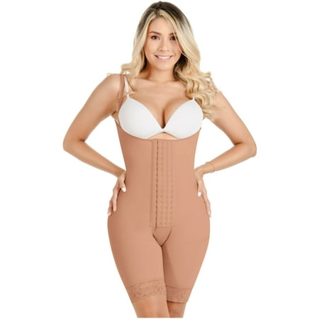 

SONRYSE 047BF Fajas Colombianas Reductoras Postpartum Butt Lifter Shapewear for Women Mocha 2XL