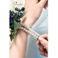 thumbnail image 4 of Conjunto de 2 Corsages de Muñeca Serwalin Azul Oscuro para Boda, 4 of 9