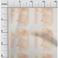 thumbnail image 1 of oneOone Viscose Chiffon Light Peach Fabric Texture Watercolor Craft Projects Decor Fabric Printed By The Yard 42 Inch Wide, 1 of 4