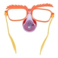 thumbnail image 3 of Gafas de nariz de payaso Zulema de Plástico roja, 3 of 8