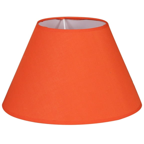 PTOOTP Small Orange Drum Lamp Shade Cloth Cover for Desk Or Wall Lamps