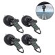 thumbnail image 1 of Ventosas pesadas 4 piezas con ganchos para mejorar el camping de automóviles con ventosas apretadas accesorios de alquitrán de camping con ganchos fijos sombrillas potentes, 1 of 3