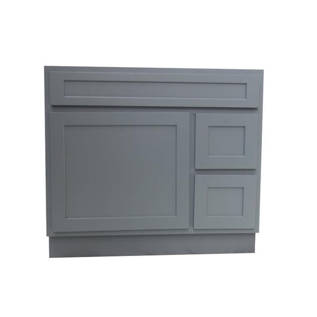 Vanity Art VA4036-2RG Coiffeuse 36 Po. avec Démontable, Gris