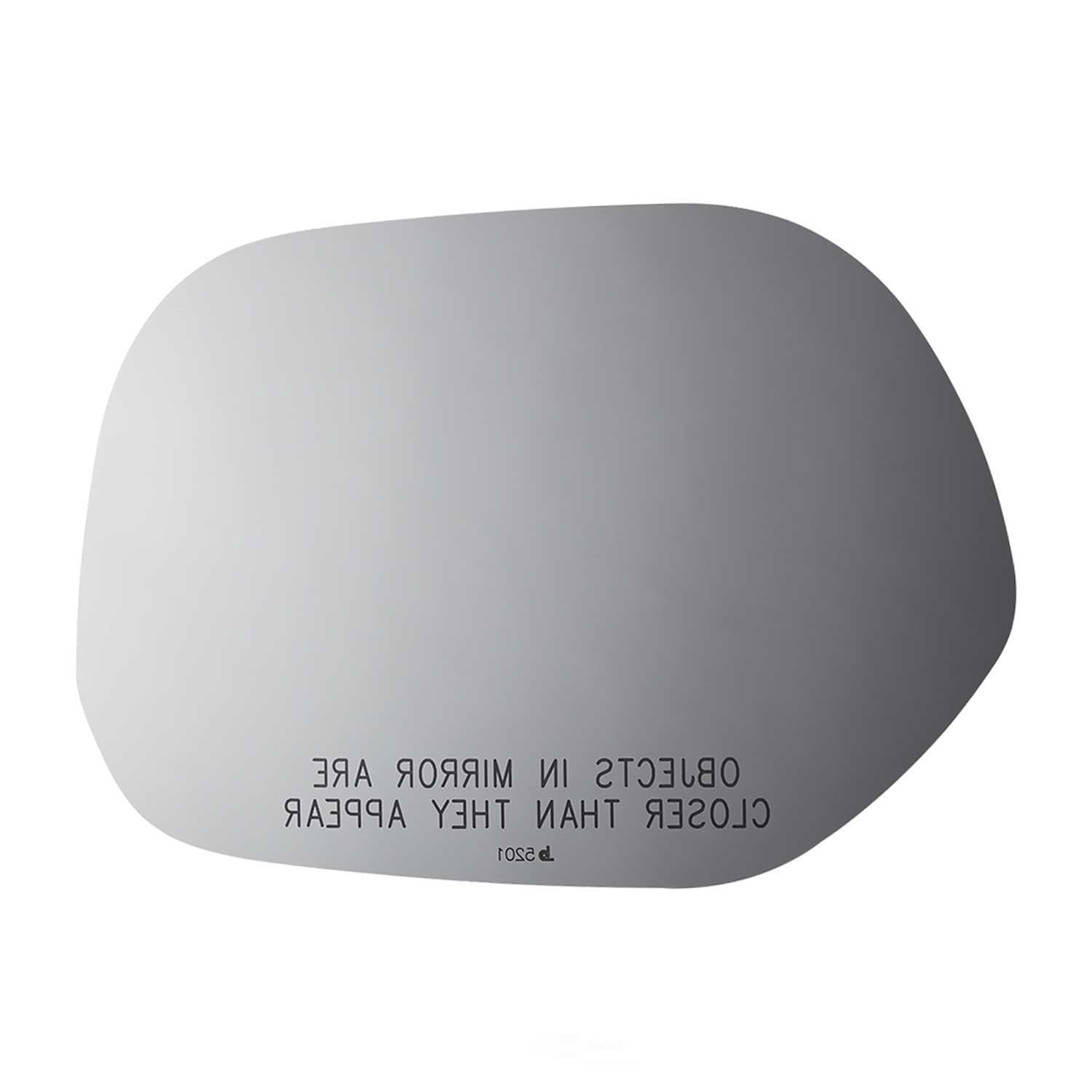 Burco Side View Mirror Replacement Glass - Clear Glass - 5201