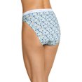 thumbnail image 5 of Jockey Women's Underwear Plus Size Classic French Cut - 3 Pack, Light Pink/Floral Fields/Lavender, 9, 5 of 5