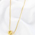 thumbnail image 2 of Stainless Steel Bead Ball Floating Slide Charm Collar Necklace, 2 of 8