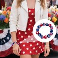 thumbnail image 1 of 4th Of July Bracelets For Women Red White And Blue Bracelets For Women, 1 of 6