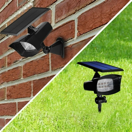 Solar Spotlight Outdoor Landscape Lights 8 Led 400 Lumen Super Solar Spotlight Outdoor Landscape Lights 8 Led 400 Lumen Super Bright In Ground Light
