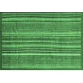 thumbnail image 1 of Ahgly Company Indoor Rectangle Abstract Emerald Green Modern Area Rugs, 3' x 5', 1 of 4