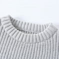 thumbnail image 3 of SILVERCELL 3M-6T Toddler Baby Girls Boys Fall Winter Knit Sweater, Kids Warm Crewneck Pullover Sweatshirt Long Sleeve Blouse Tops, 3 of 7