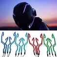 thumbnail image 1 of Tira de luz fría para casco de motocicleta 4 en 1, tira adhesiva luminosa LED para niebla y lluvia, 1 of 12