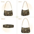 thumbnail image 7 of FORMRS Womens Shoulder Bag with Chain Strap Clutch Purse Cute Tote Handbag, Black Flower Pattern, 7 of 7