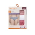 thumbnail image 4 of Warners® Blissful Benefits Women's Tummy-Smoothing Mid-Waist Microfiber 3-Pack Hipster S-3XL, 4 of 5