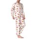 thumbnail image 2 of Fotbe Dachshund Dog Puppy Pijama de Hombre con Estampado de Manga Larga, Conjunto de 2 Piezas, Ropa de Dormir Suave y Cómoda con Bolsillos-Large, 2 of 7
