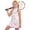 White, variant on Girls Tennis Dress with Ponytail Baseball Cap, Sleeveless No Inner Shorts, Active Outfit for Little to Big Girls,Athletic Tennis Girls Dress