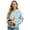 Blue-Otter Daisy, variant on DISNIMO Lion Printed Jackets for Women Long Sleeve Sweatshirts Zip Up Outwear Casual Jackets Fall Winter Clothes, S