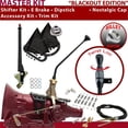 thumbnail image 1 of American Shifter  C6 Shifter Kit Black 12 in. E Brake Cable Clamp Clevis Trim Kit Dipstick for F0856, 1 of 1