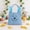 G, variant on QuanTara Easter Bunny Ear Handbag, Linen Gift Packaging Tote Bag with Drawstring, Reusable Festival Decorative Bag for Gifts & Parties (15.35x8.46in)