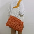 thumbnail image 1 of Bolsa Bolso de mano tejido hueco grande para mujer Tmvgtek Para estrenar, 1 of 6