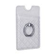 thumbnail image 1 of Adhesivo Teléfono Tarjetero con Soporte PU Teléfono Cartera Dos Vías Ajustable para Inteligente Teléfonos o Estuches Gris, 1 of 6