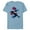 Ocean Blue, variant on Marvel Spider-Man: Across the Spider-Verse Miles Glitch - Short Sleeve Blended T-Shirt for Adults - Customized-Purple