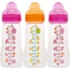 Mam - 11 Oz Nurser Bottle, 3-pack, Girl