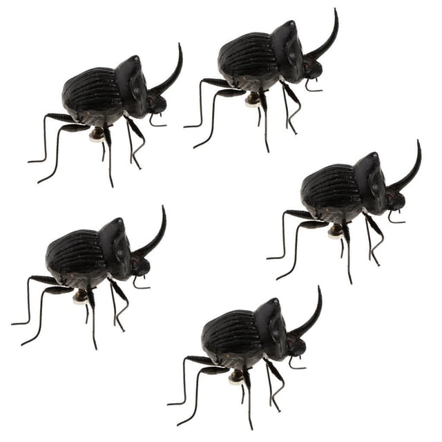 Yuarrent 5 uds simulación de insectos artificiales modelo niños juguetes educativos escarabajo Hércules Type3