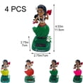 thumbnail image 7 of Yvsxxv Shaking Head Ornaments Solar Power Hawaiigirl Hula Bobbing Dancing Figurines for Home Decor Car Dashboard Decor, 7 of 7