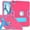 Rose+Blue, variant on Dteck Case for iPad Air 13 inch 2025/2024,Shockproof Silicone PC 3-Layer Protection Kickstand Case Heavy Duty Cover for iPad Air 13-in. M3/M2,Rose Blue