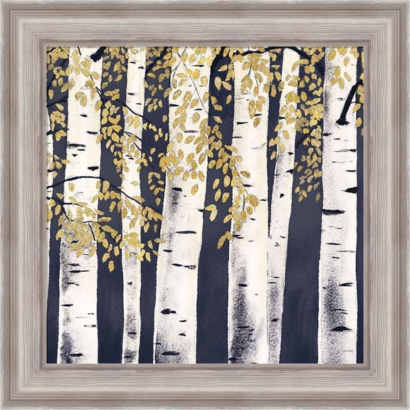 Great Art Now Fresh Forest Indigo III by James Wiens, Framed Wall Art, 20W x 20H