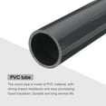 thumbnail image 4 of Uxcell Rigid Round Pipes High Impact for Water Pipe Crafts Cable Sleeve Light Grey 53.6mm x 63mm, 4 of 6