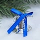 thumbnail image 2 of Mini Árbol de Navidad Navidad Reloj Plástico Colgante 3.5cm Apertura Del Viento Campana Mini Decoración Colgante Ornamento 6 Piezas Azules Decoraciones de Navidad, 2 of 6