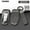 gun gray buckle, variant on For Hyundai D 3/4 buttons key case Genesis Coupe Sonata Ix35 Smart Key Case Zinc alloy+leather Car Key Shell Cover Keychain