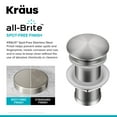 thumbnail image 6 of KRAUS Pop-Up Drain for Bathroom Sinkwithout Overflowin Spot-Free Stainless Steel, 6 of 6