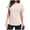 Khaki, variant on Women Summer Sweaters Tops Crew Neck Roll Up Short Sleeve Ribbed Knit T Shirts Dressy Casual Business Tunic Blouses Light Blue XL