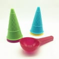 5pcs Kids Beach Toys Ice Cream Cone Scoop Sets Beach Play Toys Children
