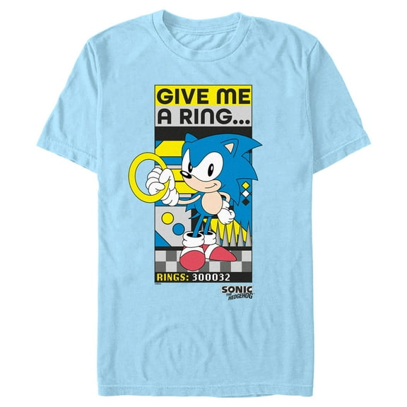 Men's Sonic the Hedgehog Give Me a Ring Graphic T-Shirt