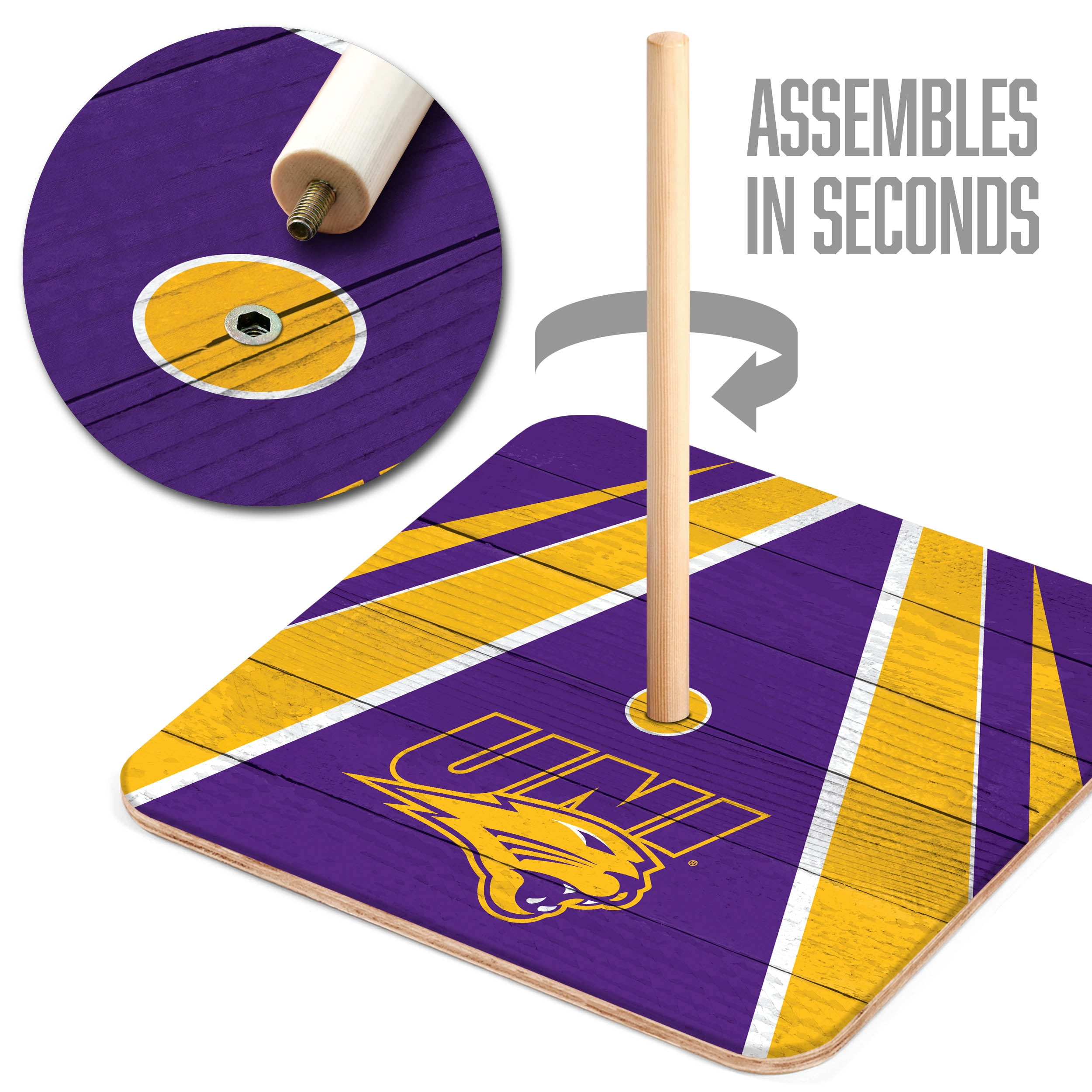 YouTheFan NCAA Northern Iowa Panthers HorseShoe Bags