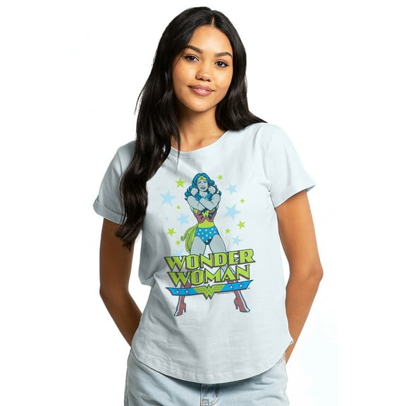 Wonder Woman A Wonder Women's Graphic T-Shirt Rolled Sleeve Tee