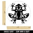 thumbnail image 2 of Tribal Frog Self-Inking Rubber Stamp Ink Stamper - Yellow Ink - Medium 1 Inch, 2 of 7