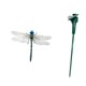 thumbnail image 2 of Estaca de jardín con forma de libélula voladora y revoloteante con energía solar para plantas y flores Libélula de ojos azules, 2 of 8