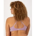 thumbnail image 4 of Maidenform Everyday Luxe Full Coverage Underwire T-Shirt Bra Sojourn Lilac 36C Women's, 4 of 5