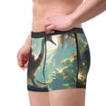 thumbnail image 2 of Vsdgher Majestic Ostrich In Forest Pattern Men's Boxer Brief Underwear,Soft Funny Underwear for Men-Medium, 2 of 5