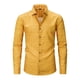 thumbnail image 1 of Ceisia Men Casual Solid Business Fashion Turn Gift Down Collar Long Sleeve Button Down Shirts, 1 of 4