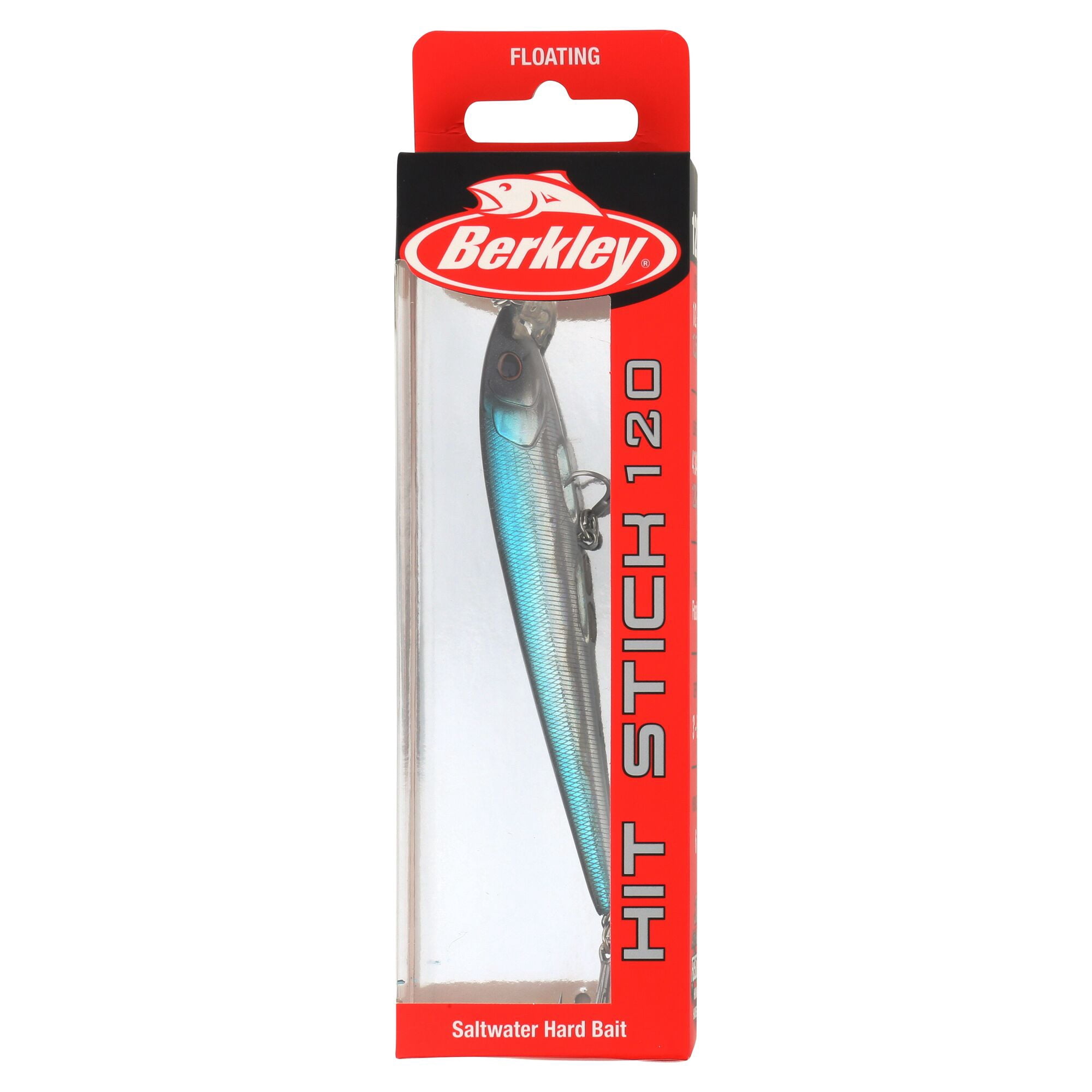 Berkley Hit Stick Saltwater, 4.7 in, Crankbaits, Blue Bullet (1 Count)