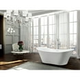 thumbnail image 2 of Bellaterra Home Ancona 71 inch Freestanding Bathtub in Glossy White, 2 of 5