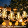 thumbnail image 2 of DAYBETTER 200FT Outdoor String Lights, Waterproof Patio Lights with 48 Hanging Lights A39 Bulbs, Shatterproof for Backyard Gazebo Porch Garden Outside Decor, 2 of 7
